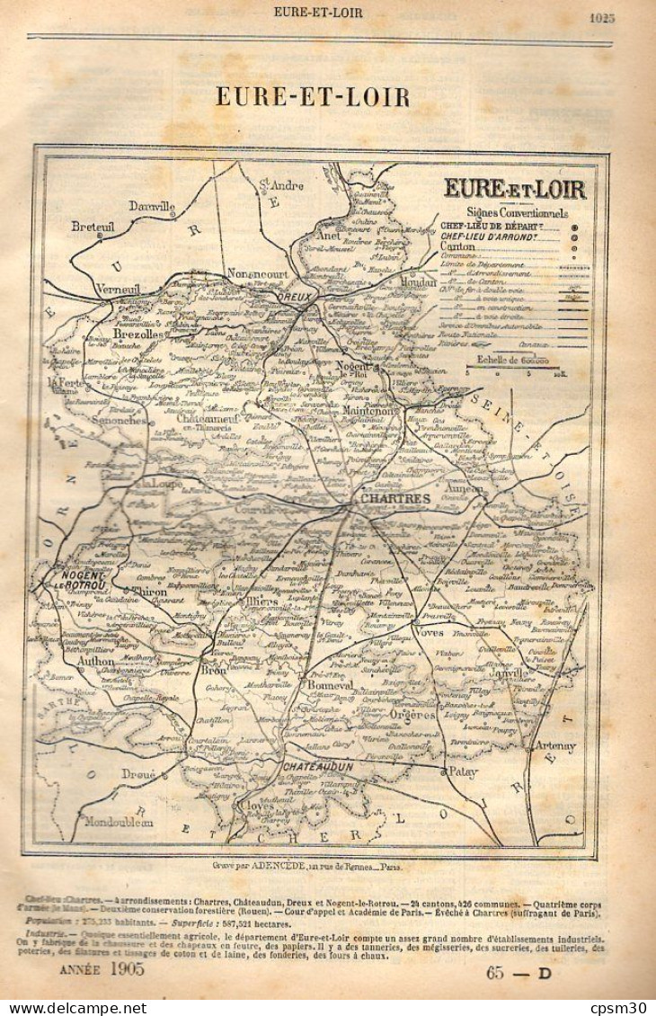 ANNUAIRE - 28 - Département Eure Et Loir - Année 1905 - édition Didot-Bottin - 24 Pages - Telephone Directories