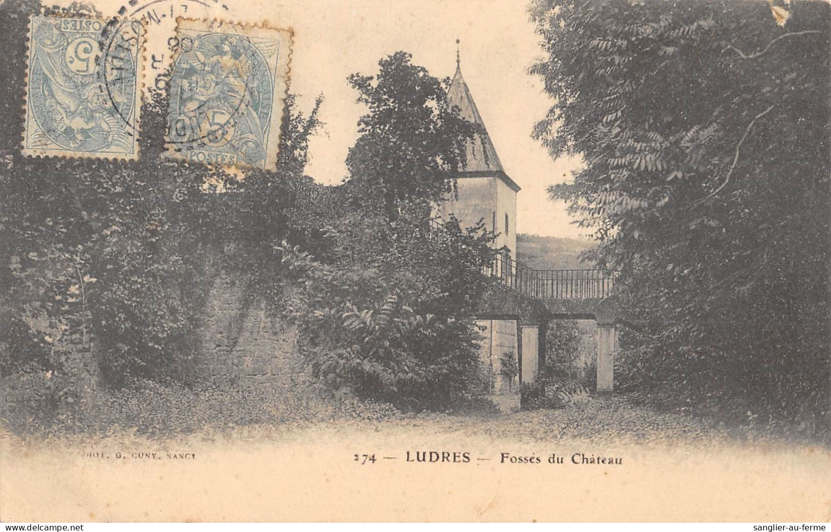 CPA 54 LUDRES / FOSSES DU CHATEAU - Other & Unclassified