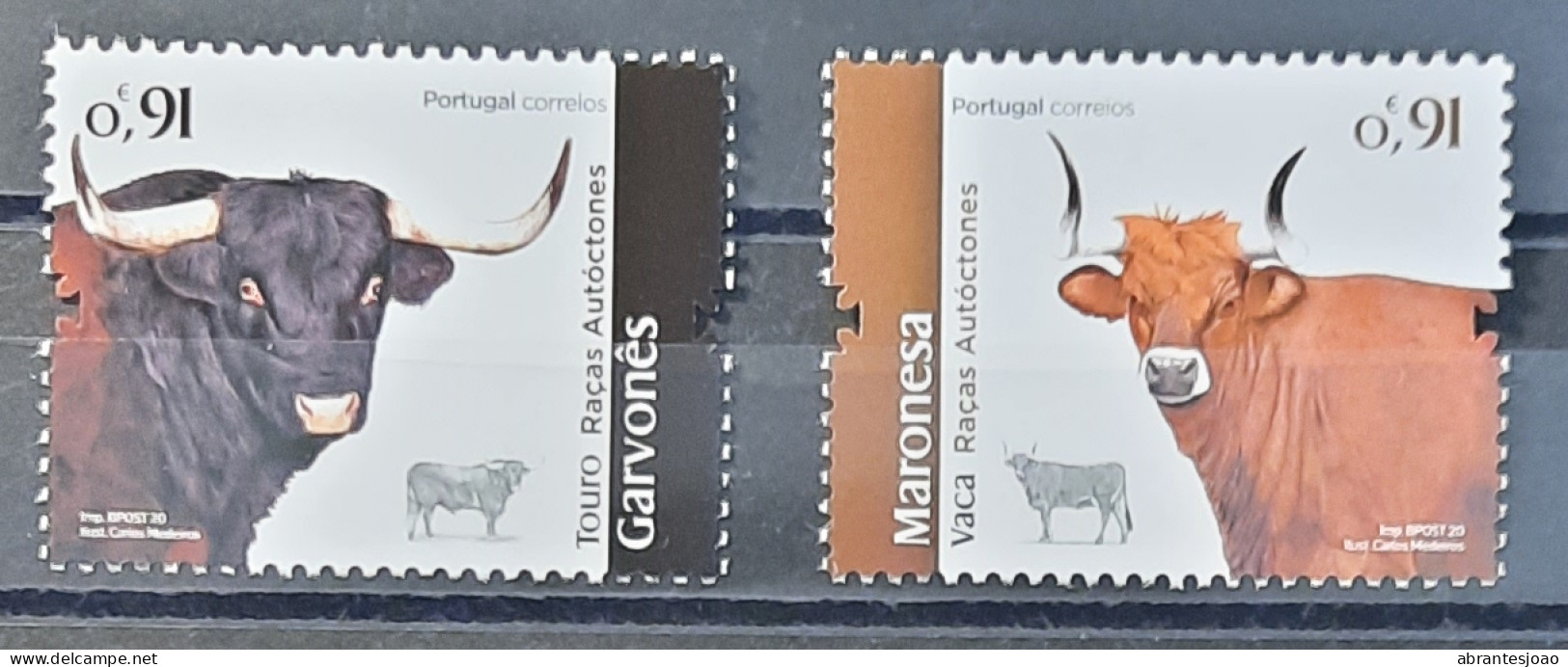 2020 - Portugal - Portuguese Authochthonous Breeds - 6 Stamps - Used Stamps