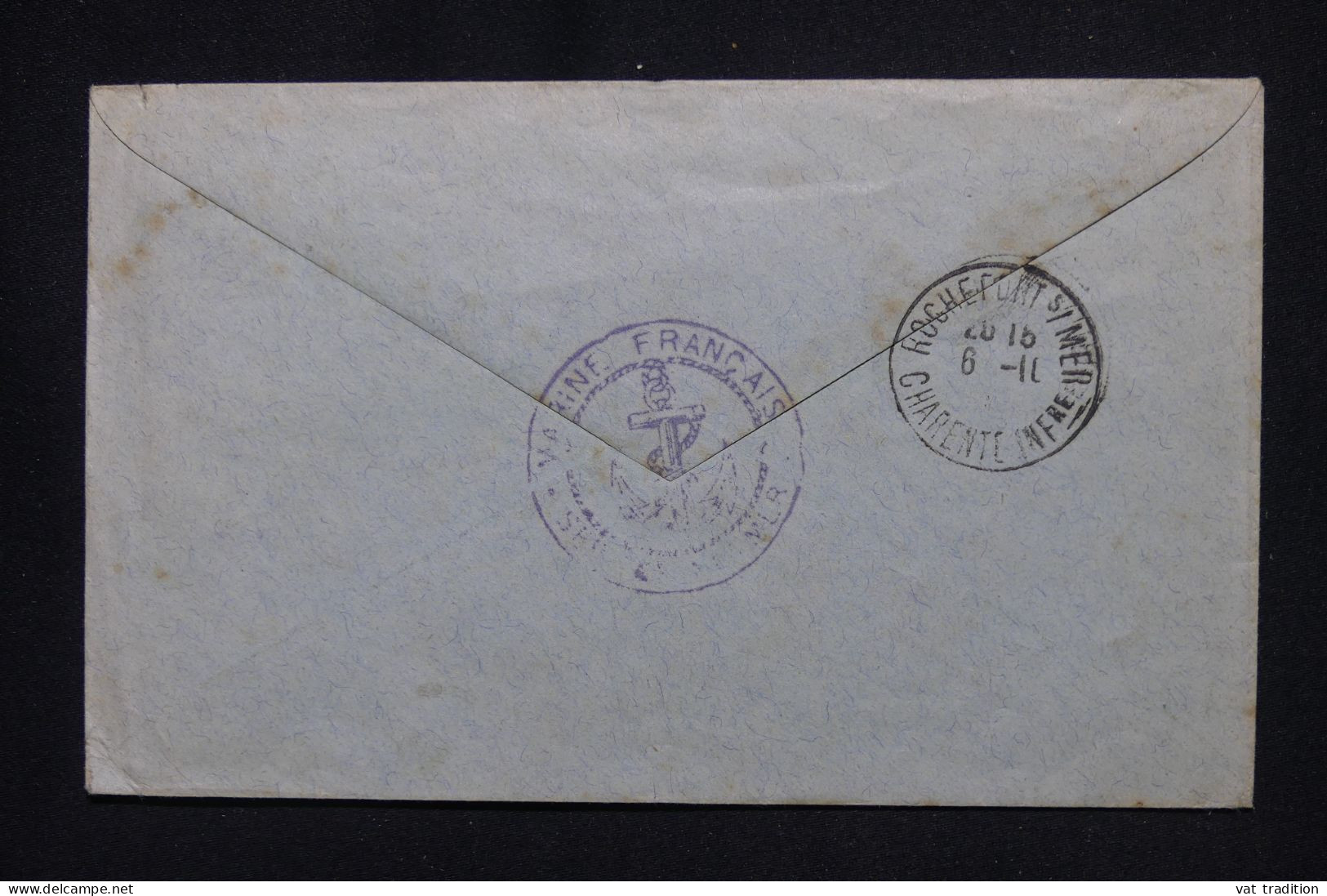 CHINE - Type Mouchon Surchargé Sur Enveloppe Pour La France ( Par Voie De Sibérie ) En 1908  - L 147147 - Storia Postale