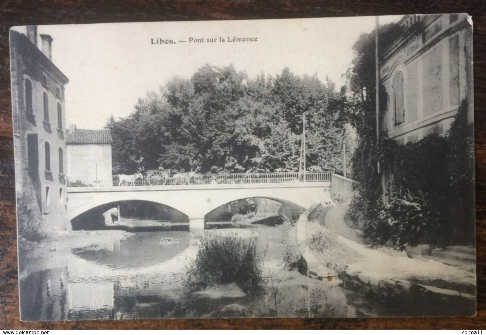 CPA LIBOS 47 Pont Sur La Lémance - Libos