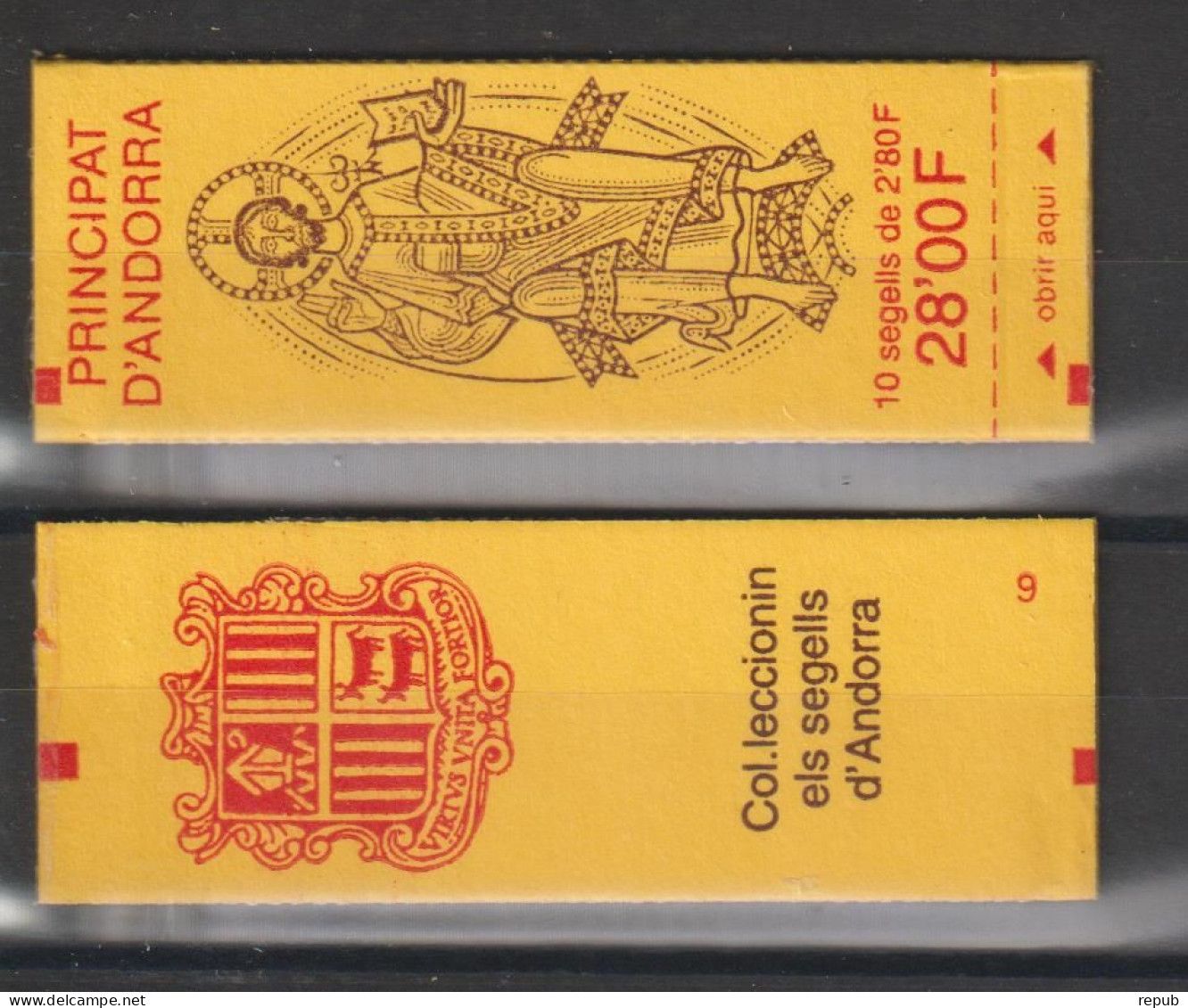 Andorre Français 1993 Carnet Blason 5 ** MNH - Booklets