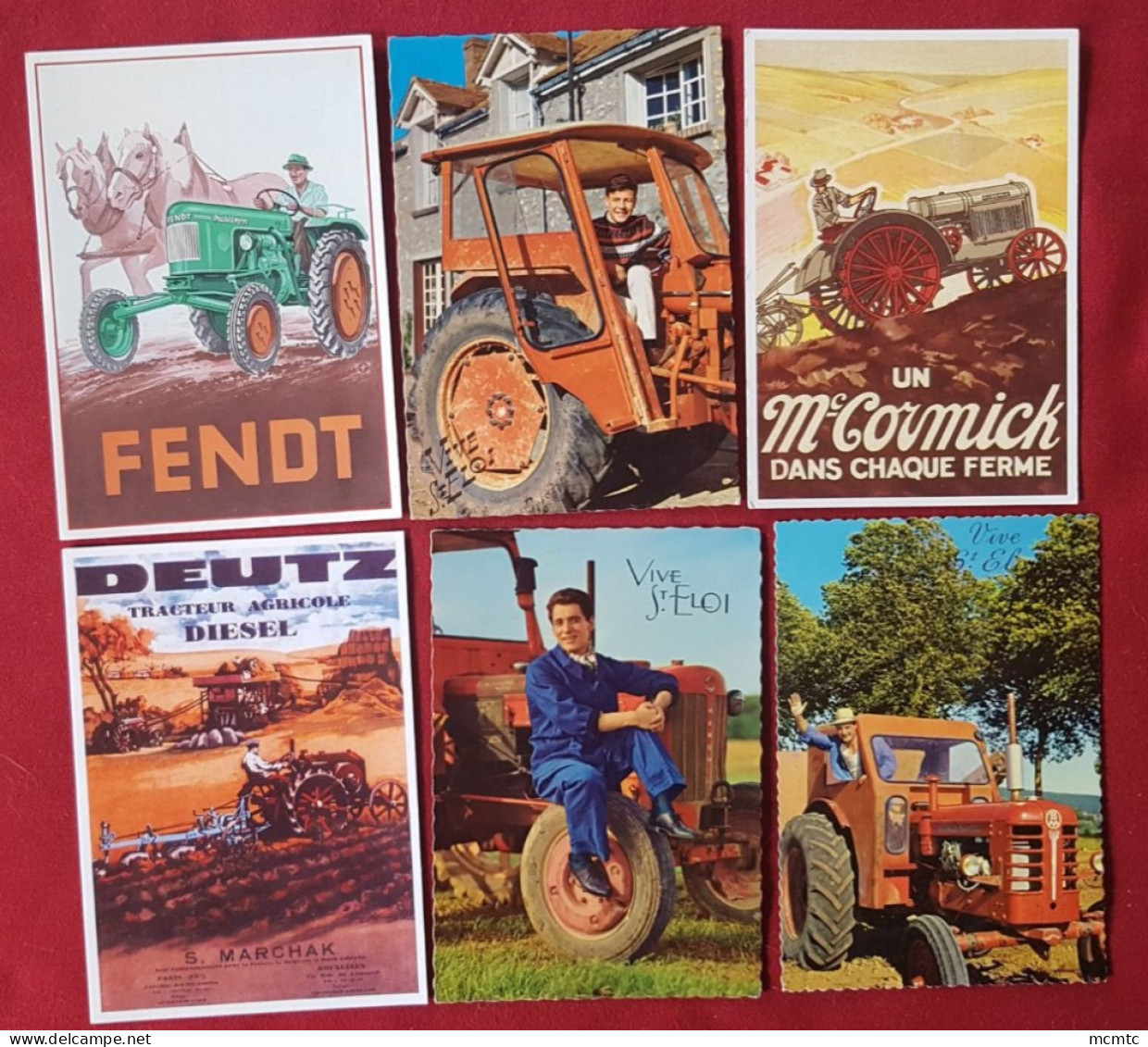 13 Cartes Modernes  - Tracteurs - Tracteur Ancien - Trattori