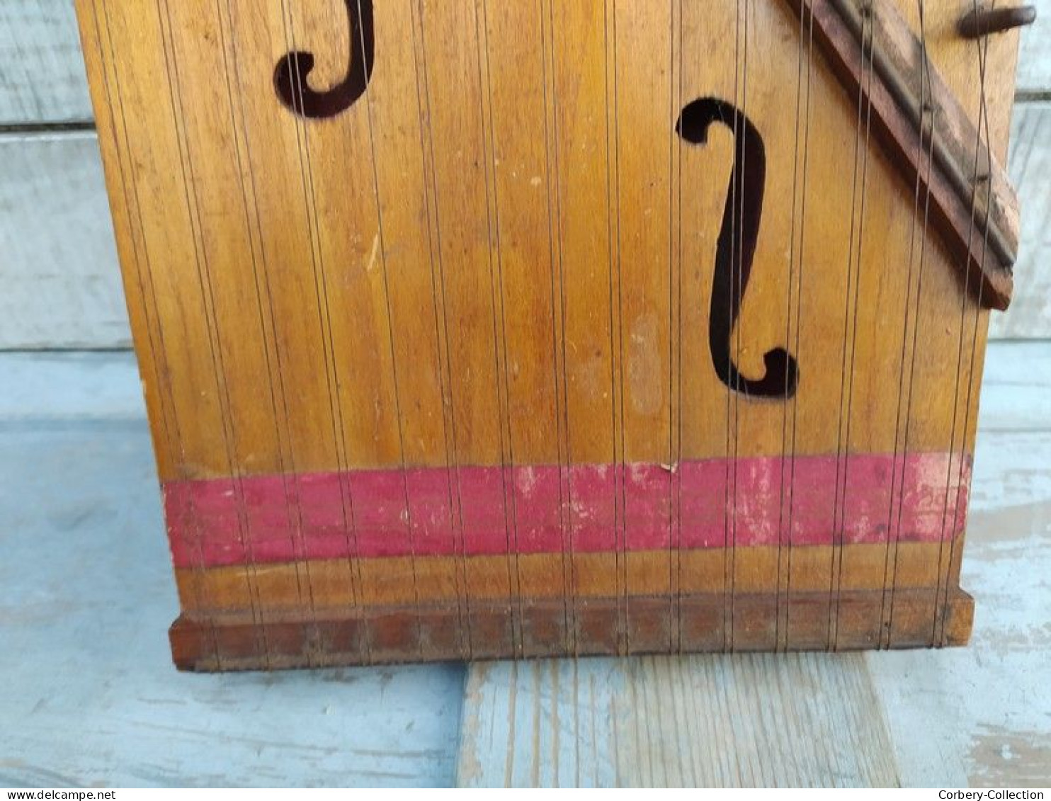 Ancienne Cithare En Bois à 30 Cordes Début XXème. - Musical Instruments