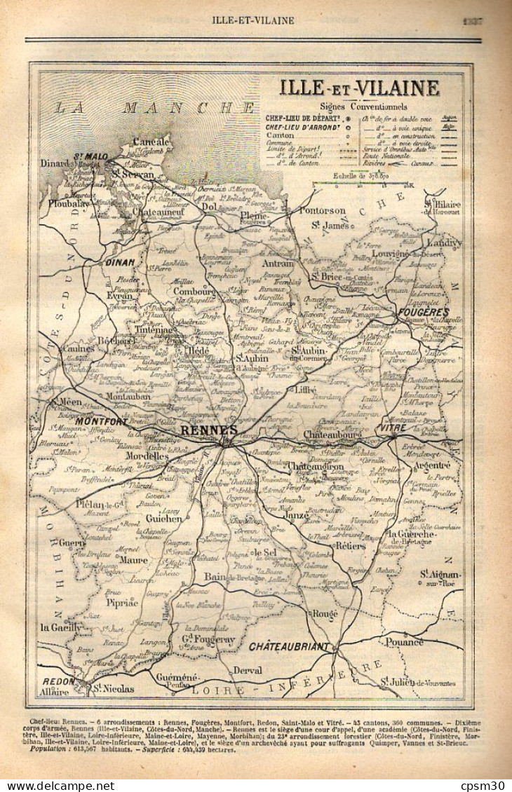 ANNUAIRE - 35 - Département Ile Et Vilaine - Année 1905 - édition Didot-Bottin - 35 Pages - Telephone Directories