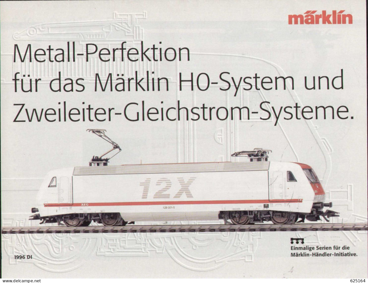 Catalogue MÄRKLIN 1996 Metall-Perfektion Für HO-System Zweileiter-Gleichstrom-Systeme - Allemand