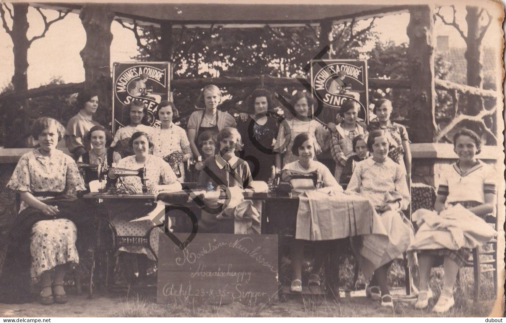 Top!: SINGER: Naaimachines/Machines à Coudre: Demonstratie: Achel 1935 (C4850) - Hamont-Achel