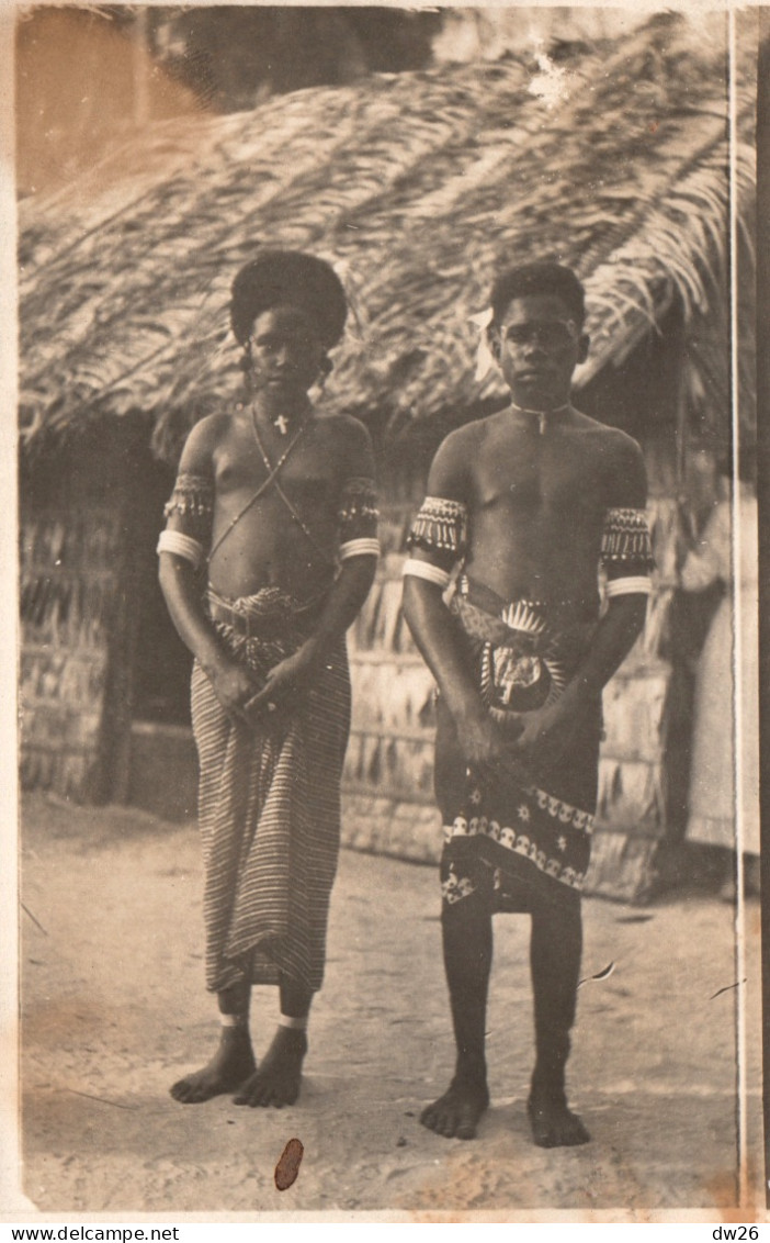 Ethnologie Afrique - Bride & Bridegroom - Mariage Africain Célébré Par Les Missionnaires (pays à Identifier) - Afrika