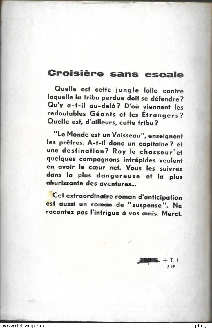 Croisière Sans Escale Par Brian Aldiss	-  Présence Du Futur N°29 - Denoël