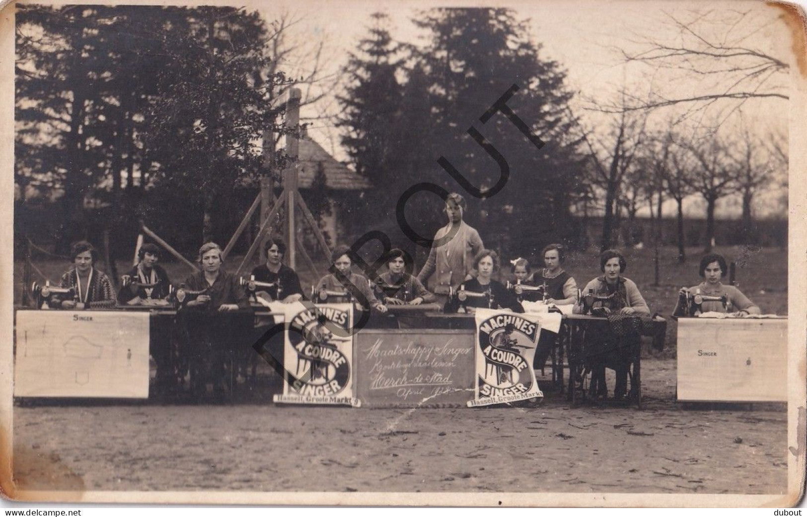 Top!: SINGER: Naaimachines/Machines à Coudre: Demonstratie: Herk De Stad 1928 (C4851) - Herk-de-Stad