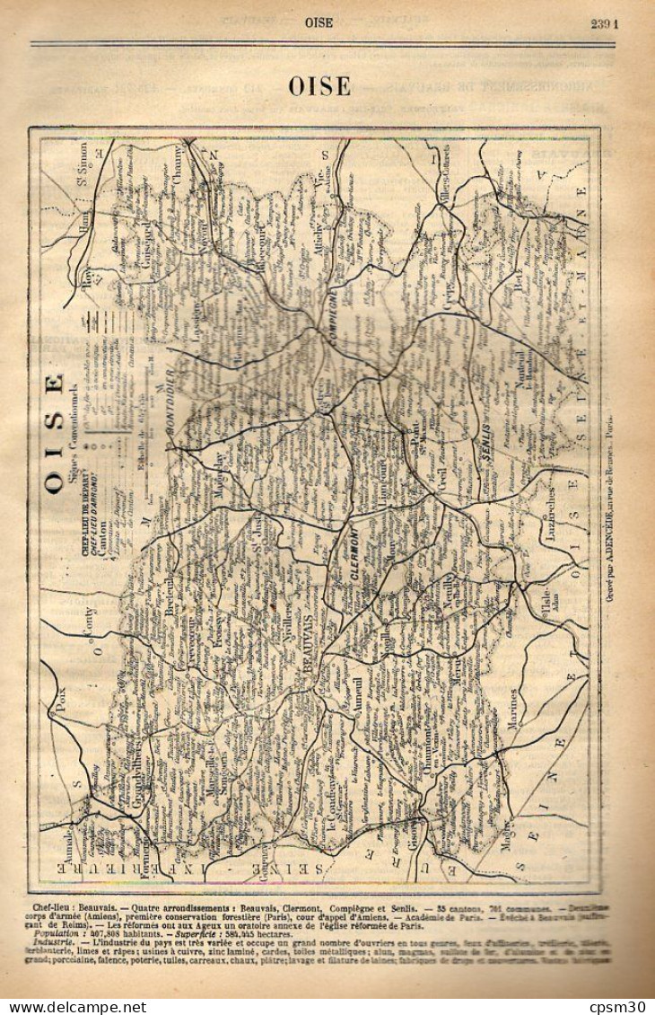 ANNUAIRE - 60 - Département Oise - Année 1905 - édition Didot-Bottin - 47 Pages - Telefonbücher