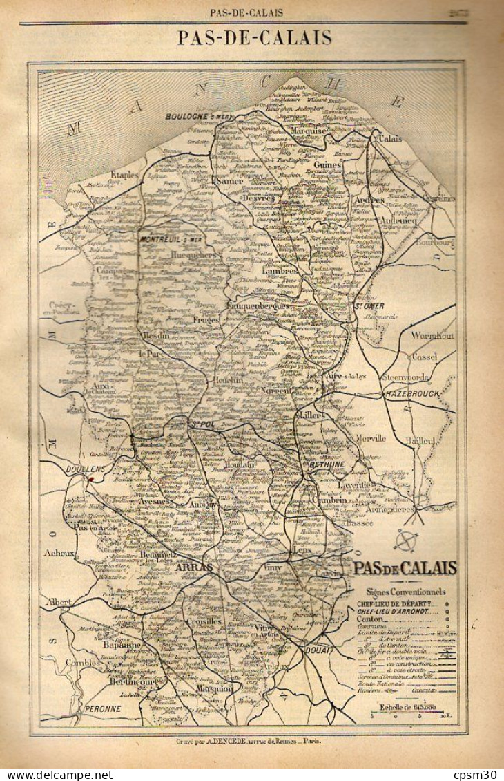 ANNUAIRE - 62 - Département Pas De Calais - Année 1905 - édition Didot-Bottin - 93 Pages - Directorios Telefónicos