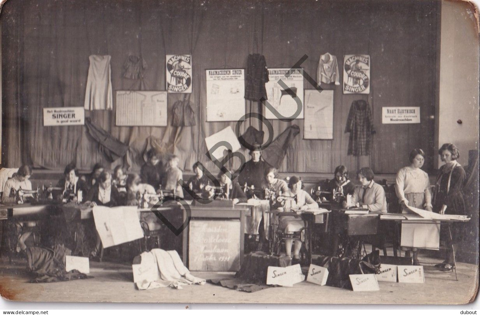 Top!: SINGER: Naaimachines/Machines à Coudre: Demonstratie: Heusden 1931 (C4834) - Heusden-Zolder