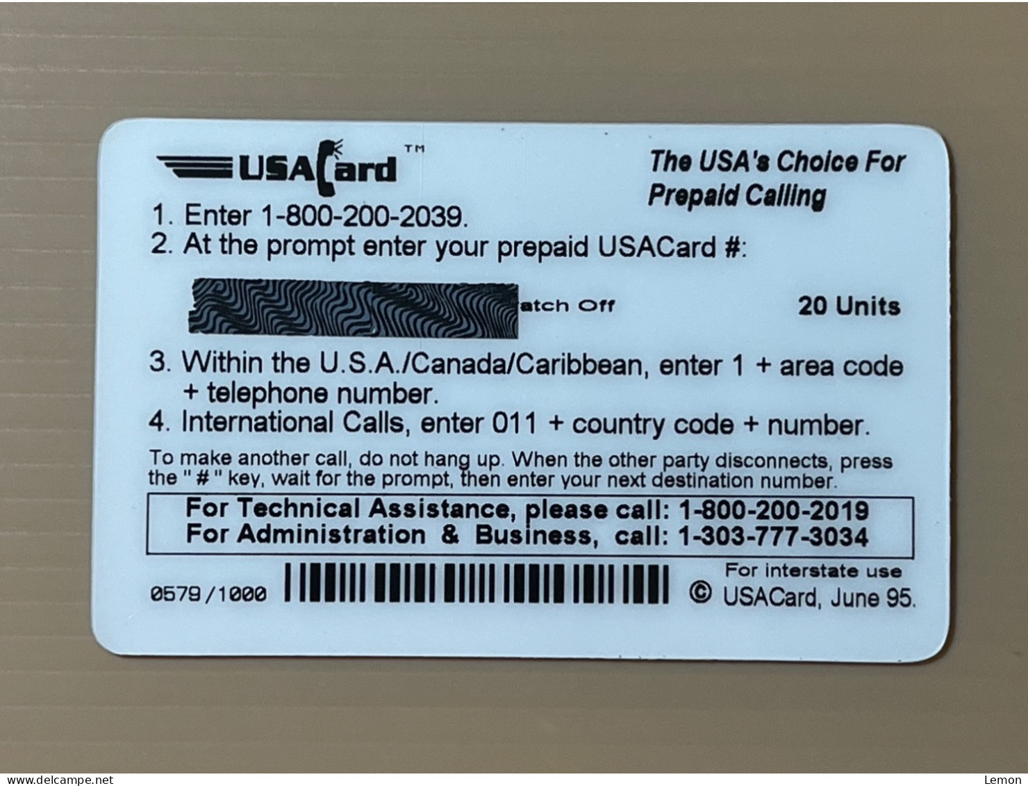 Mint USA UNITED STATES America Prepaid Telecard Phonecard, Coin & Collectible Exposition June 1995, Set Of 1 Mint Card - Collections