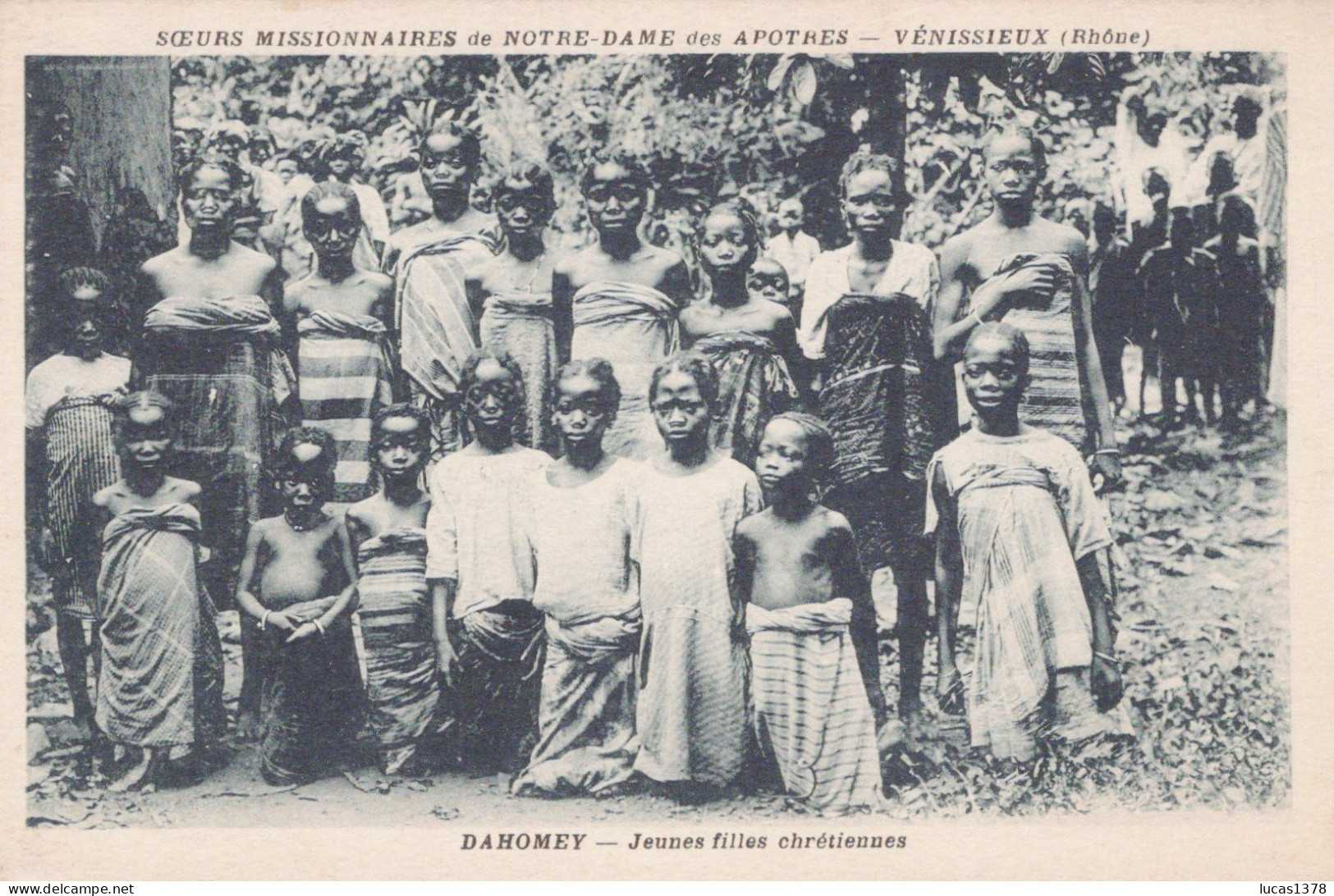 DAHOMEY / JEUNES FILLES CHRETIENNES - Dahomey