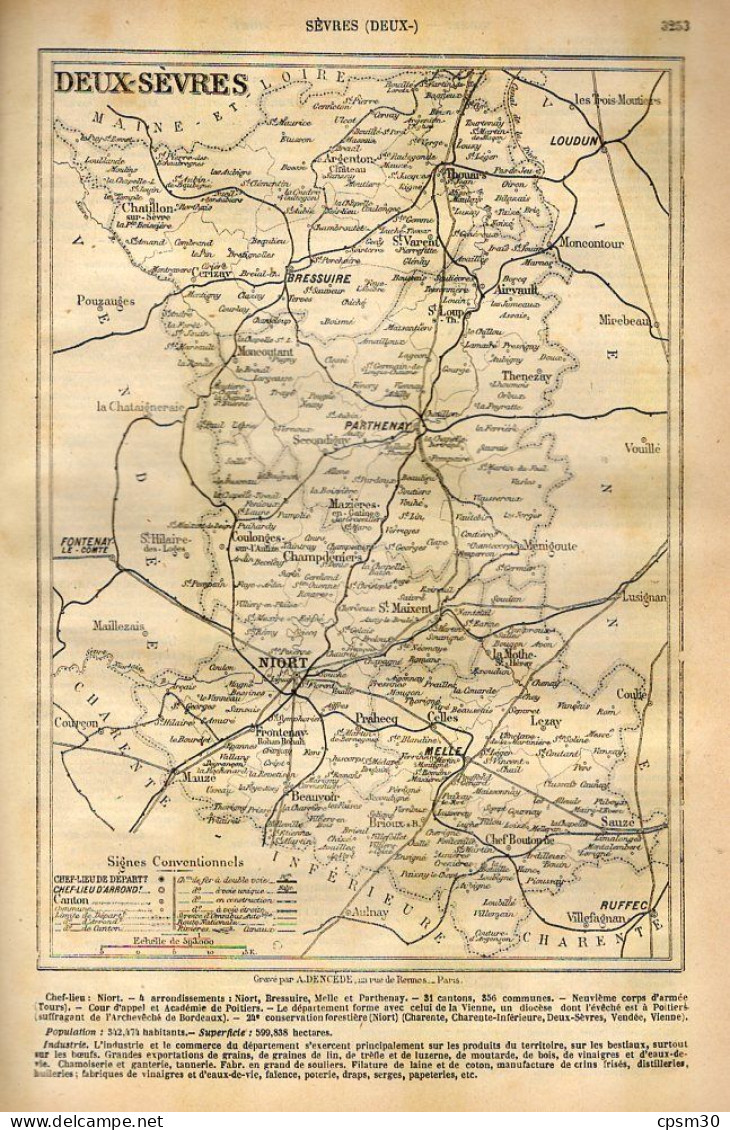 ANNUAIRE - 79 - Département Deux-Sèvres - Année 1905 - édition Didot-Bottin - 30 Pages - Telefonbücher