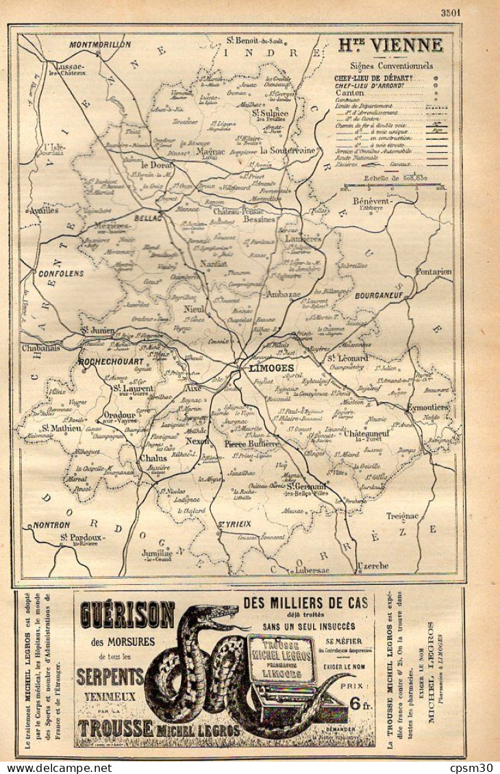 ANNUAIRE - 87 - Département Haute Vienne - Année 1905 - édition Didot-Bottin - 27 Pages - Telefonbücher