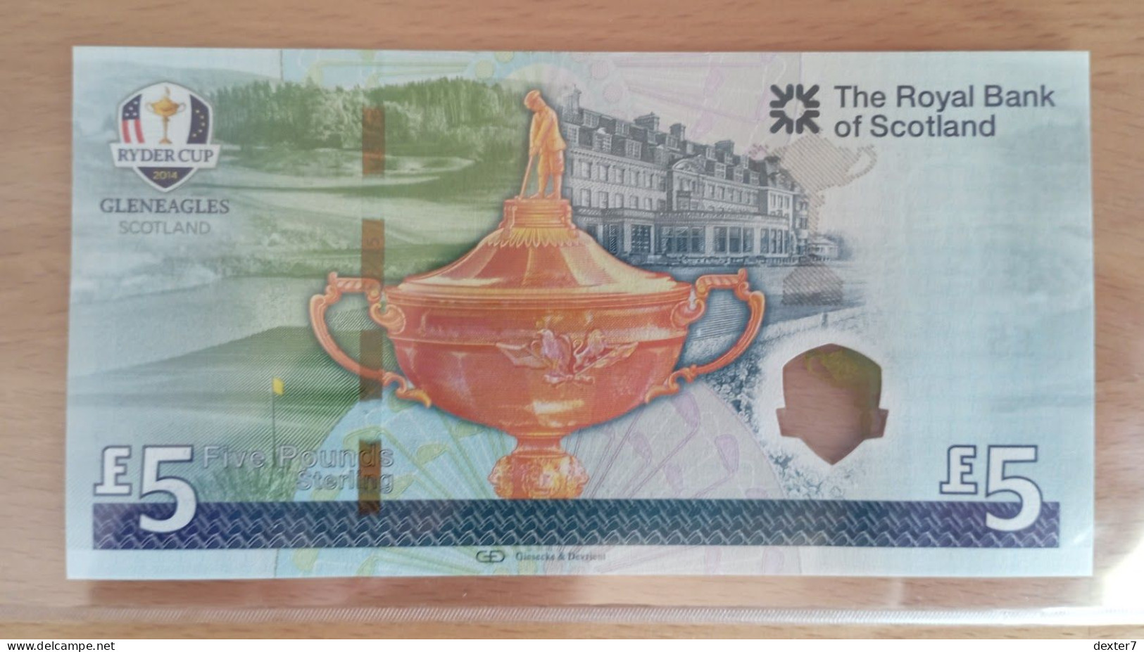 Scotland 5 Pound 2014 UNC Royal Bank Of - 1 Pond