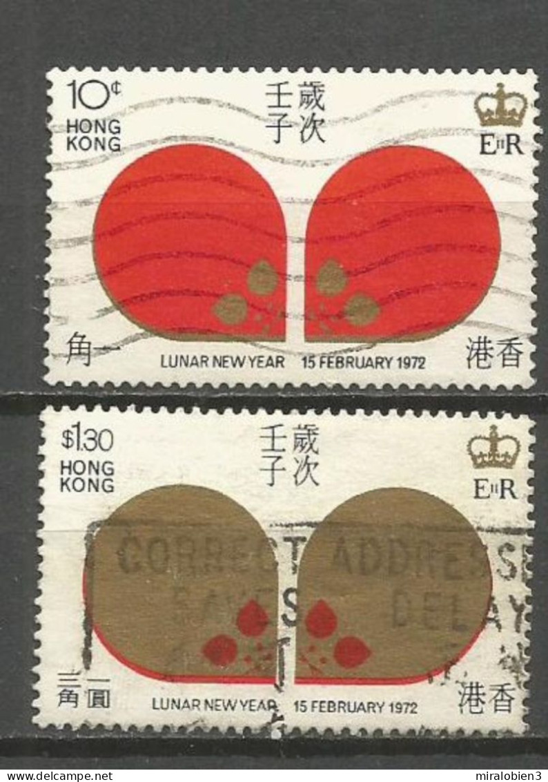 HONG KONG YVERT NUM. 259/260 SERIE COMPLETA USADA - Used Stamps