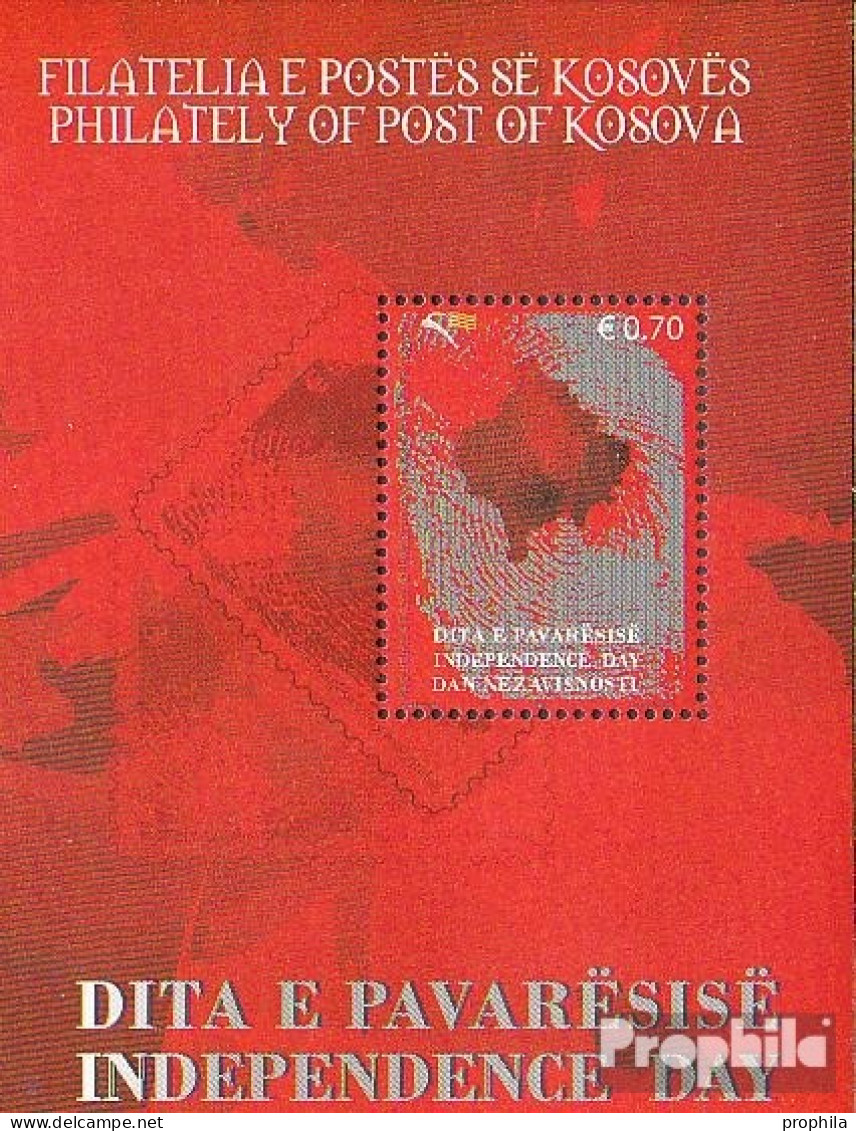 Kosovo Block8 (kompl.Ausg.) Postfrisch 2008 Tag Der Unabhängigkeit - Unused Stamps