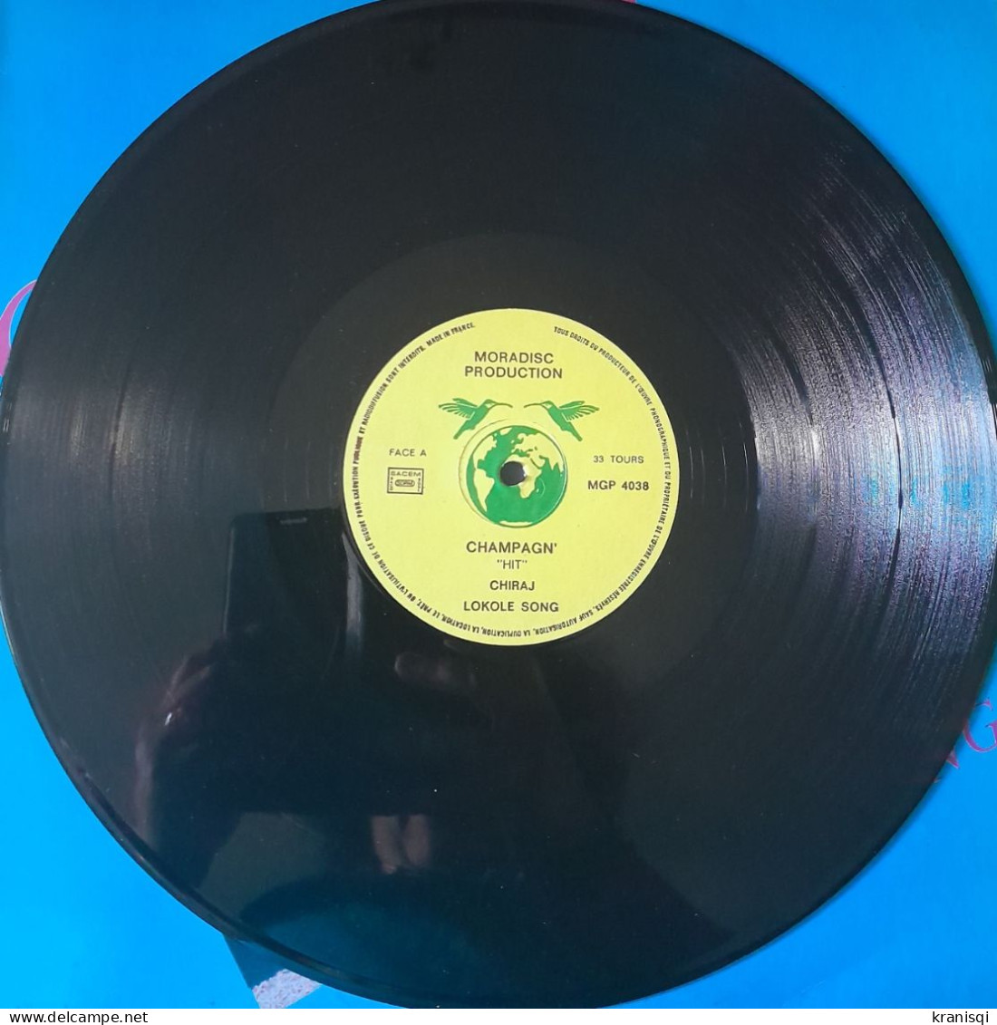 Vinyle 33 T , CHAMPAGN'  "hit"    Antilles - Country En Folk