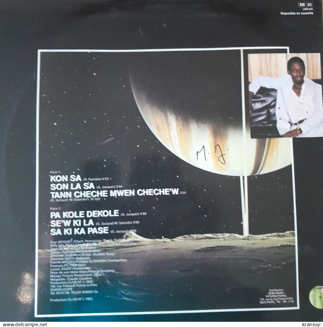 Vinyle 33 T , Guy Jacquet    Antilles - Soul - R&B