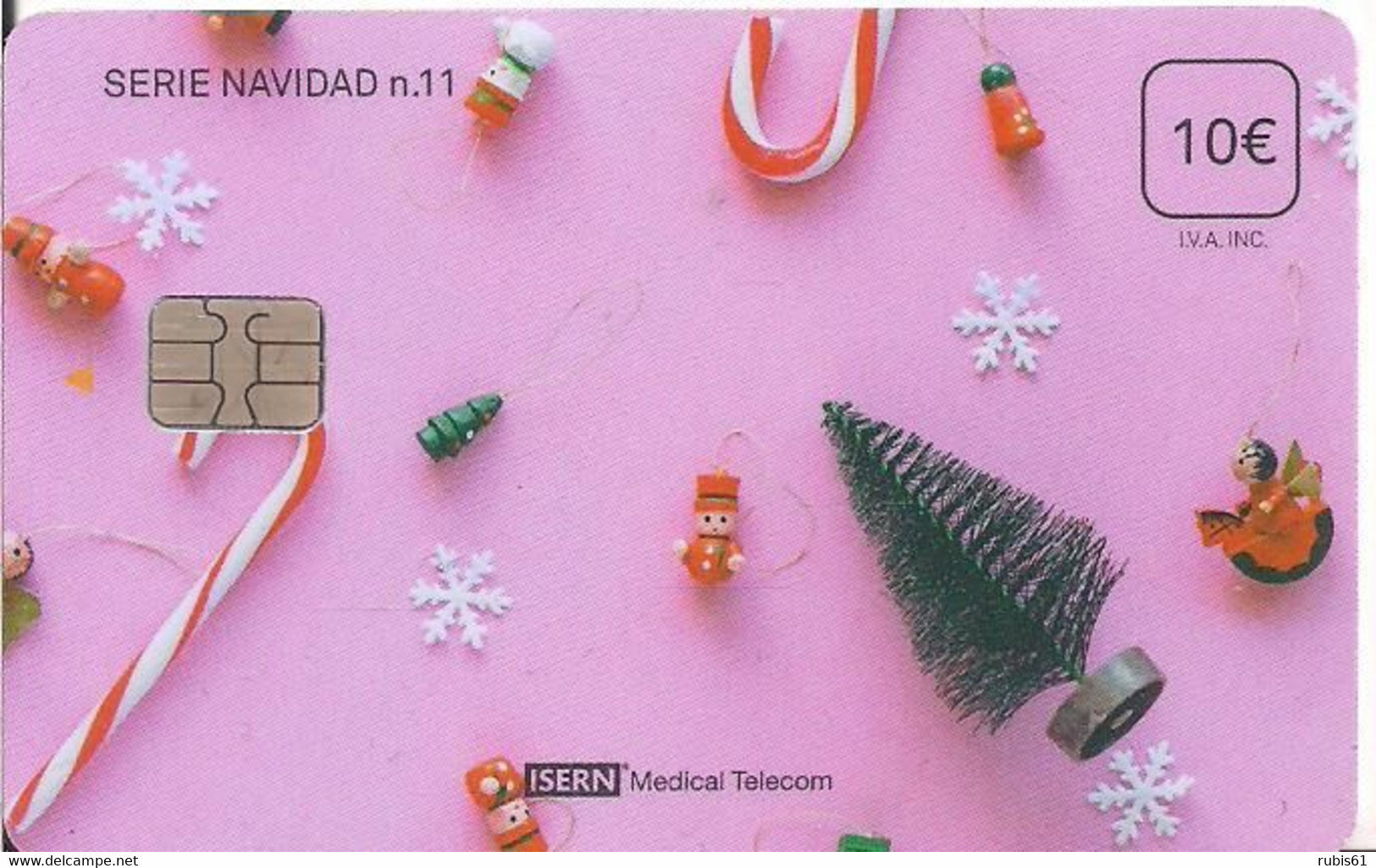 TARJETA ISERN NAVIDAD 11 - Other & Unclassified