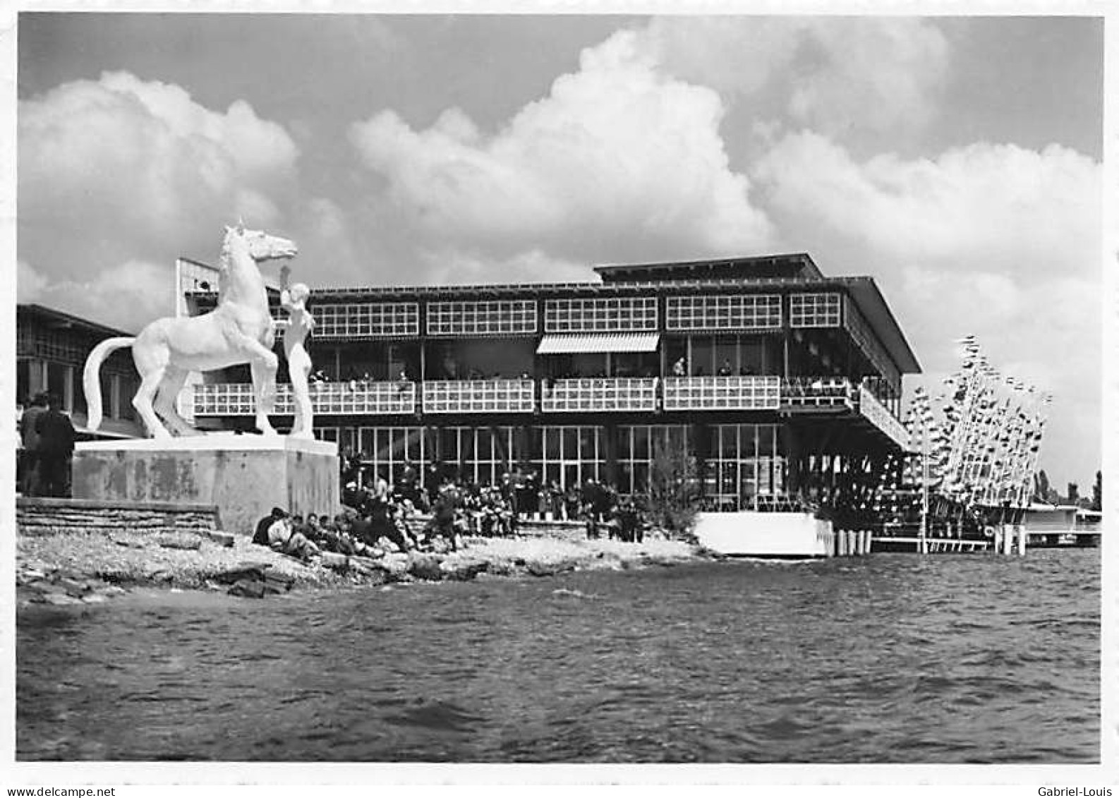 Exposition Nationale Zürich 1939 Schweizerische Landesausstellung La Enge Restaurant   (10 X 15 Cm) - Enge