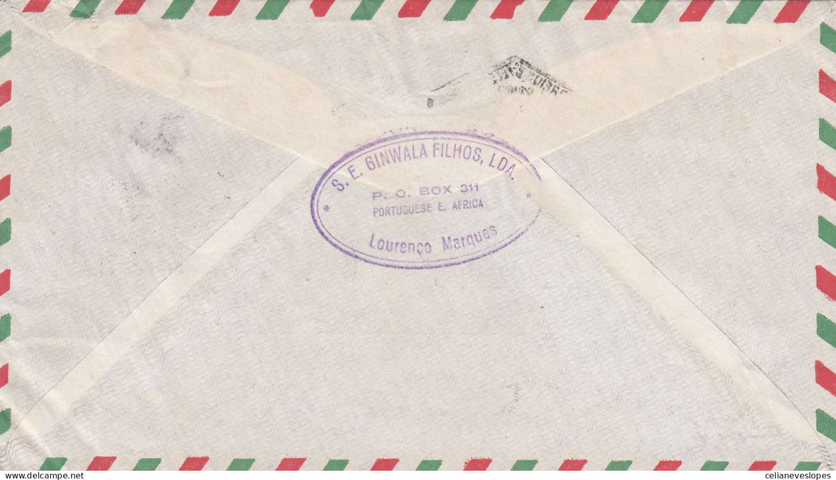 Portuguese L. Marques, Carta Circulada De L. Marques Para U.S.A. Em 1947 - Lourenzo Marques