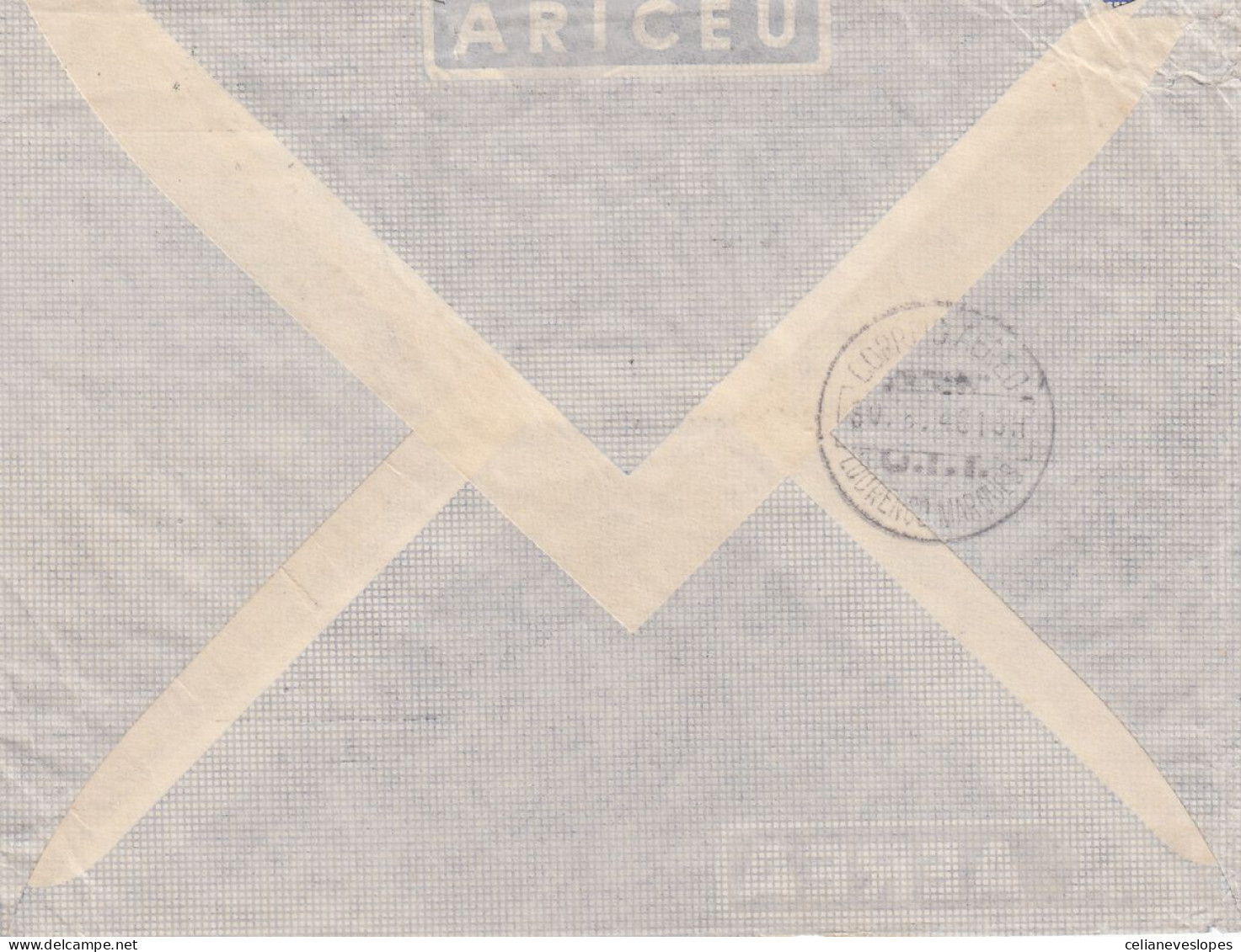 Portuguese L. Marques, Carta Circulada De L. Marques Para A Suissa. Em 1948 - Lourenco Marques