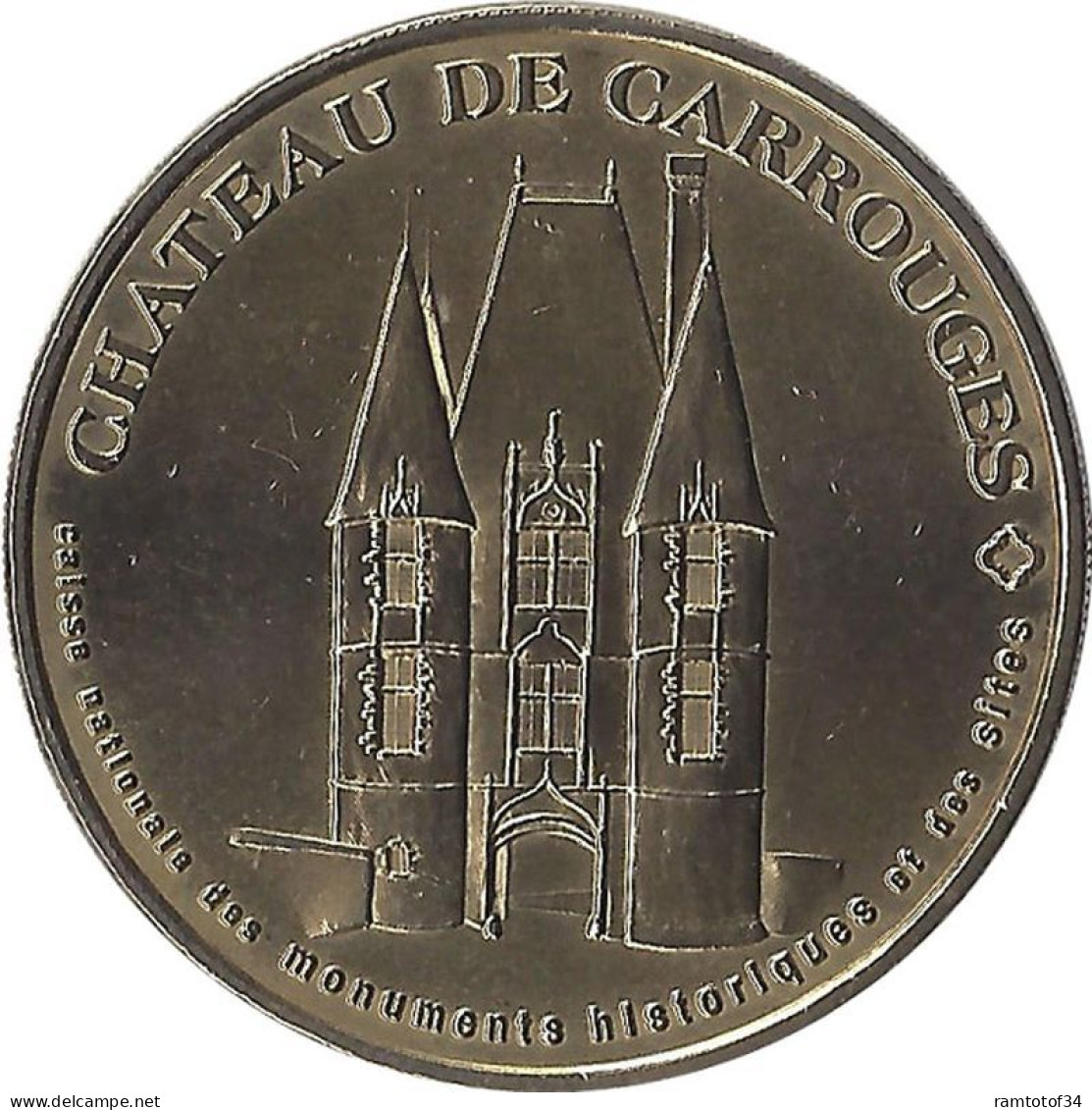 1998 MDP107 - CARROUGES - Château De Carrouges 1 (CNMHS) / MONNAIE DE PARIS - Ohne Datum