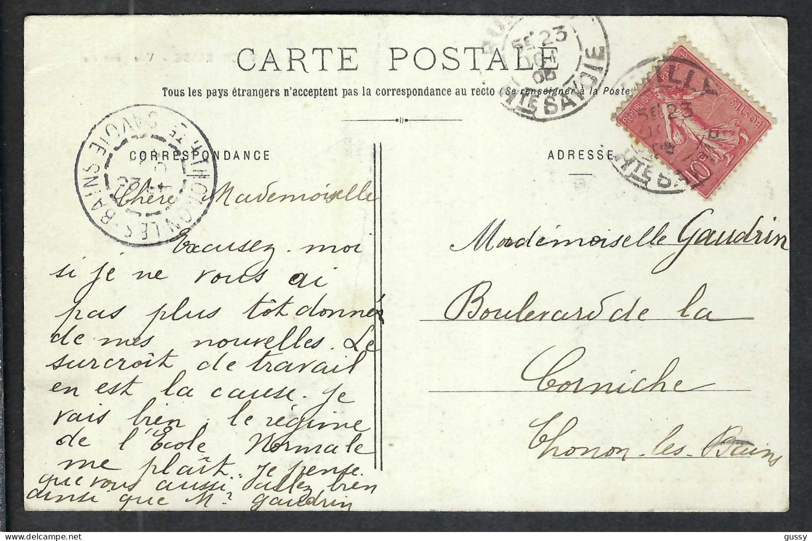 VACHERESSE Ca.1910:  Vue Générale, CP D'origine - Vacheresse