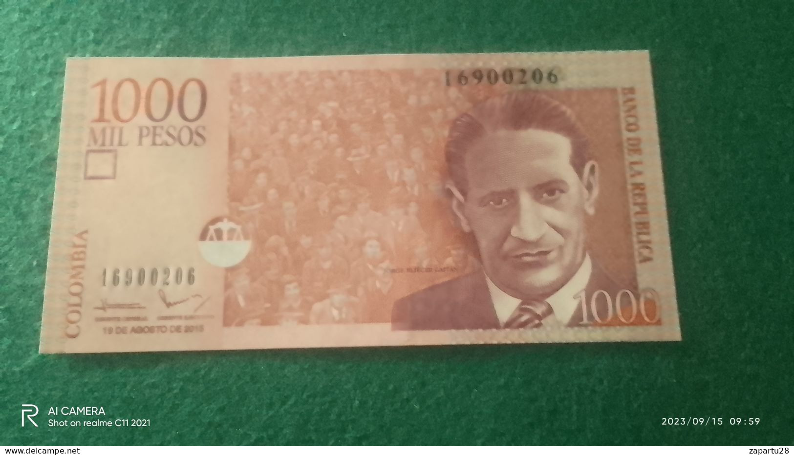 KOLOMBİYA      1000     PESOS  UNC - Colombie