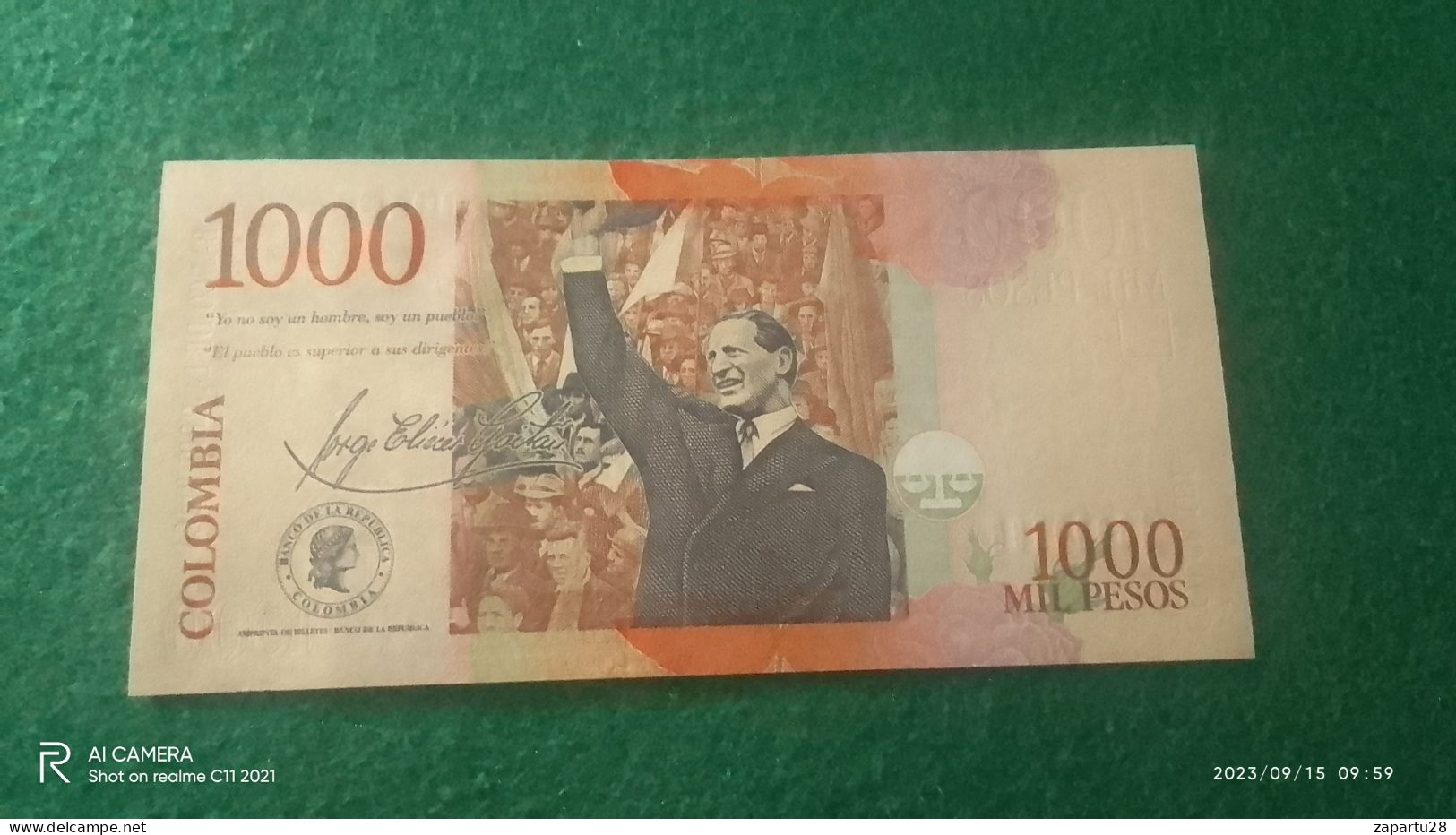 KOLOMBİYA      1000     PESOS  UNC - Colombie