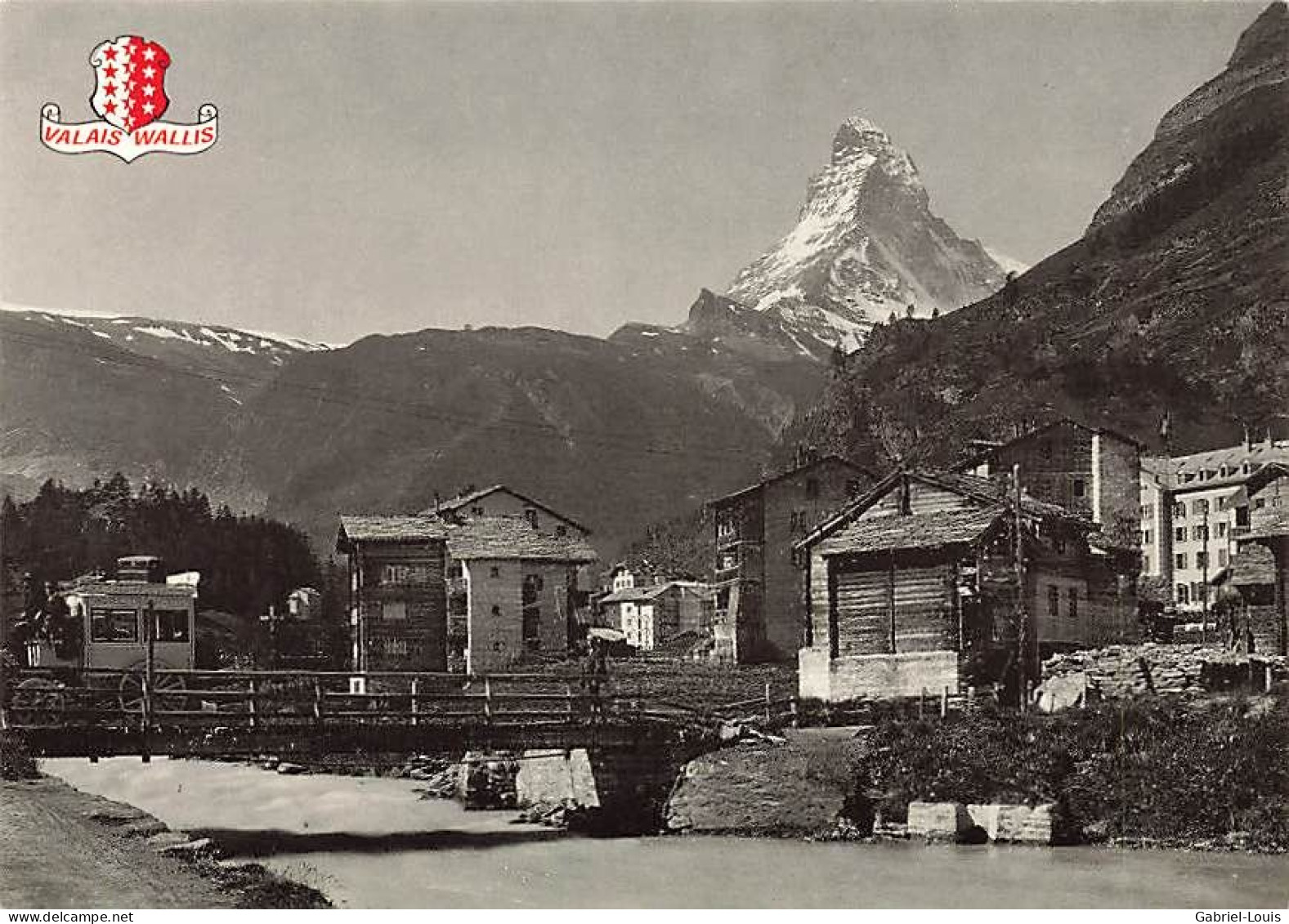 Valais Wallis Reproduction Photo:Zermatt 1910 Cervin Matterhorn (10 X 15 Cm) - Zermatt