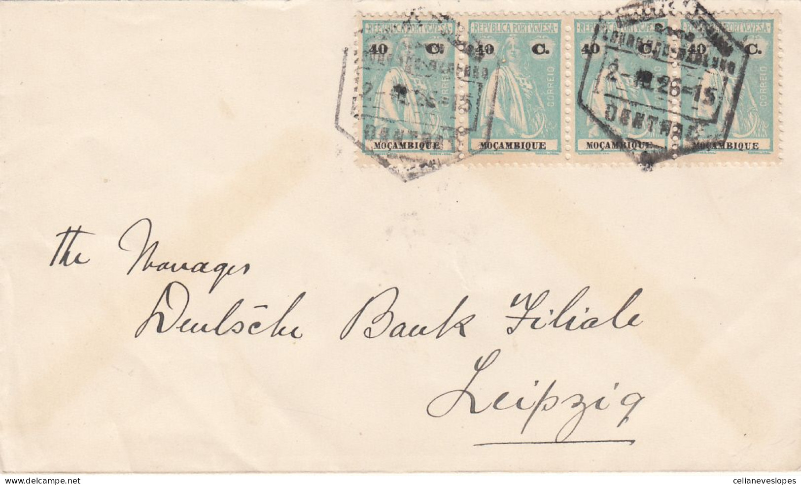 Portuguese L. Marques, Carta Circulada De L. Marques Para Alemanha. Em 1926 - Lourenco Marques