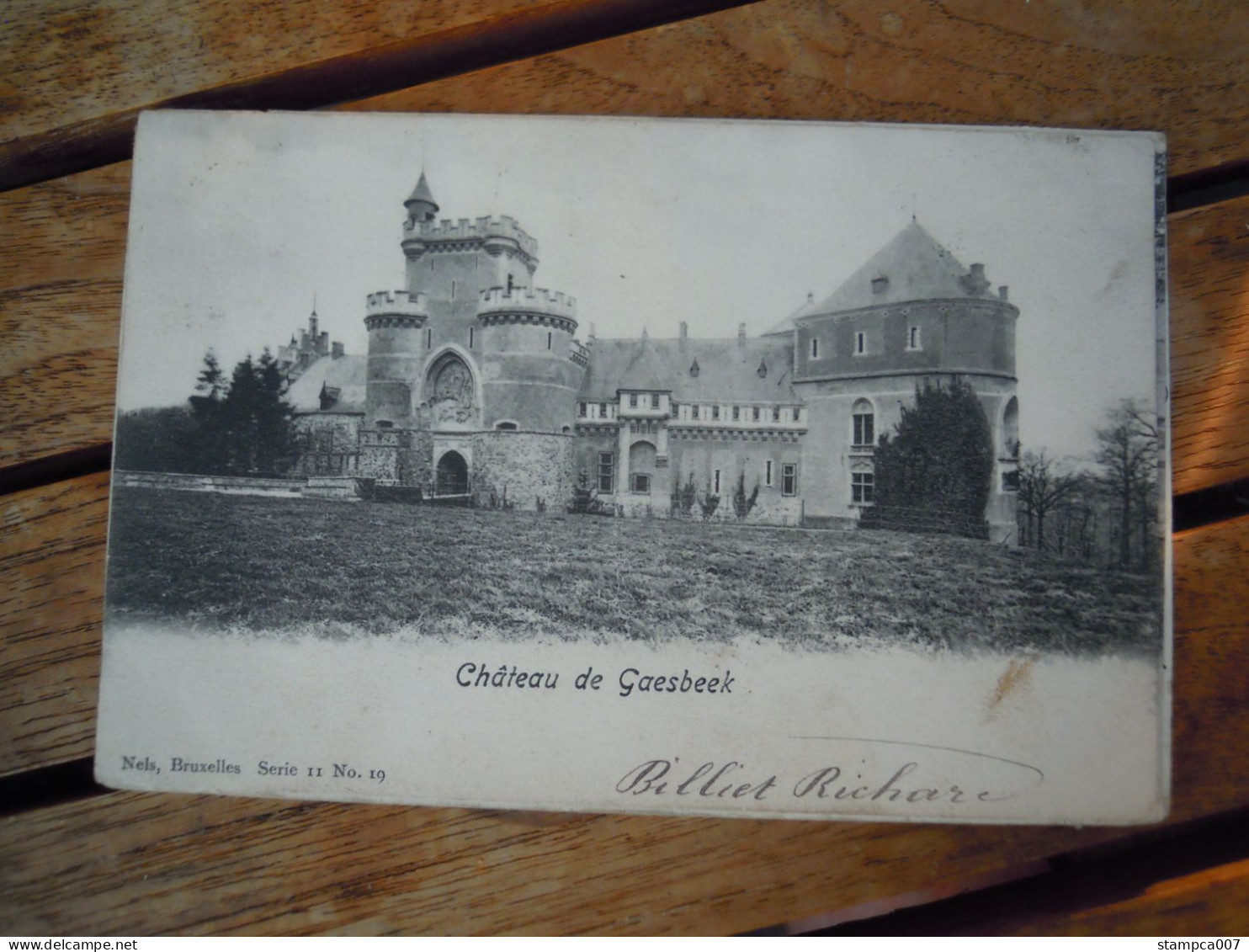 Gaasbeek Chateau Kasteel   1909 Gelopen Circulé      (Class Doos Bra ) - Lennik