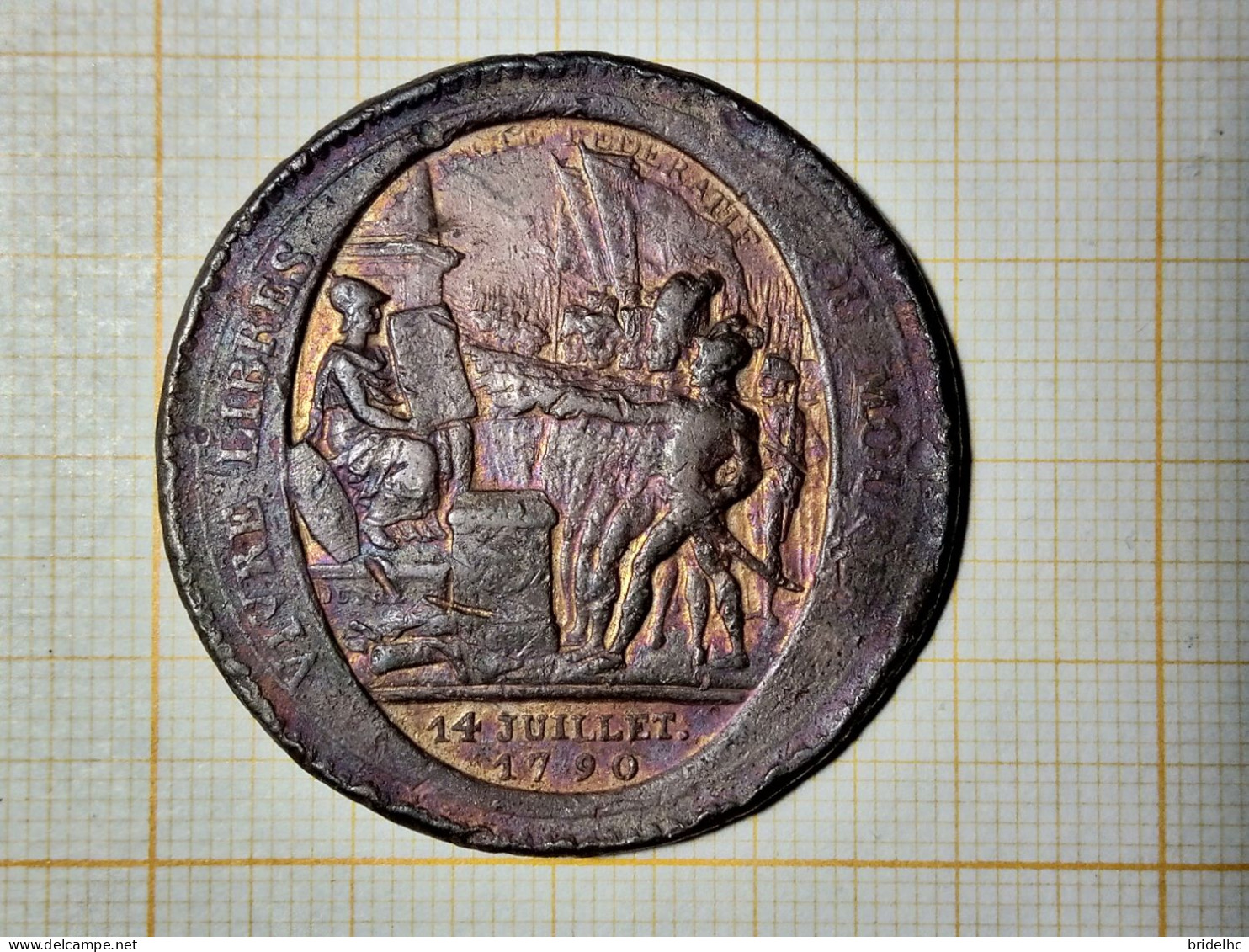 5 Sols Monneron 1792 - 1792-1804 Primera República 