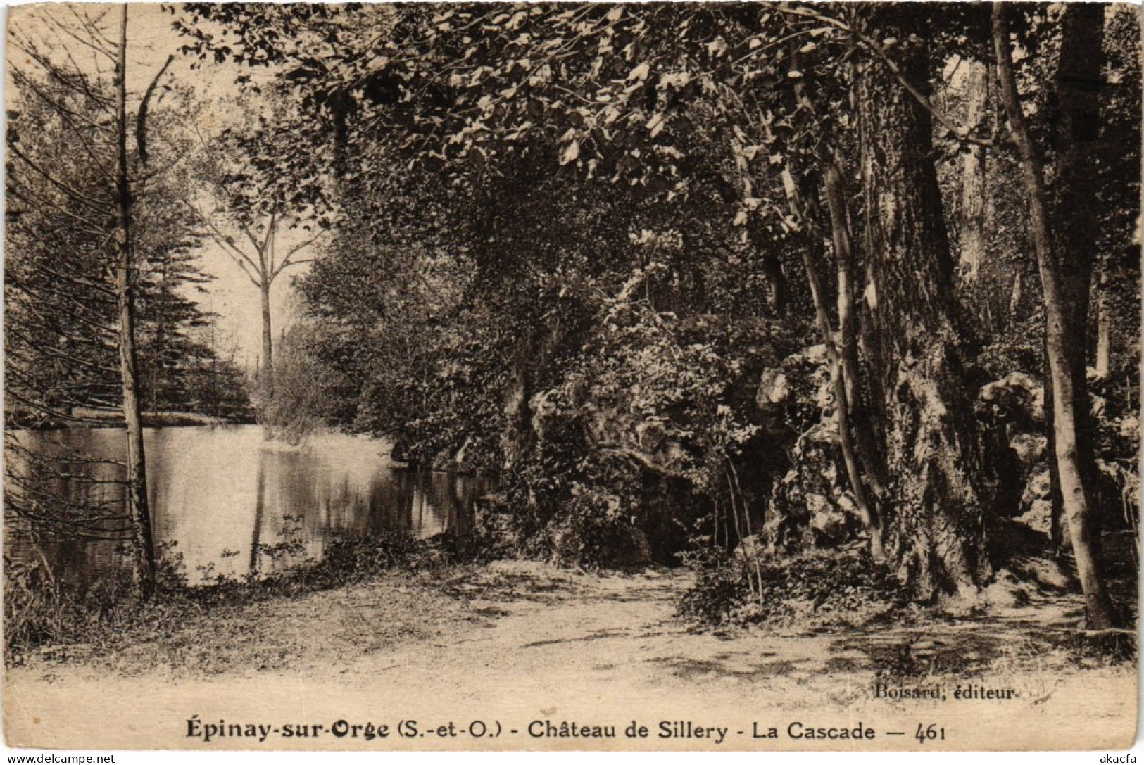 CPA Epinay S Orge Chateau De Sillery La Cascade (1349564) - Epinay-sur-Orge