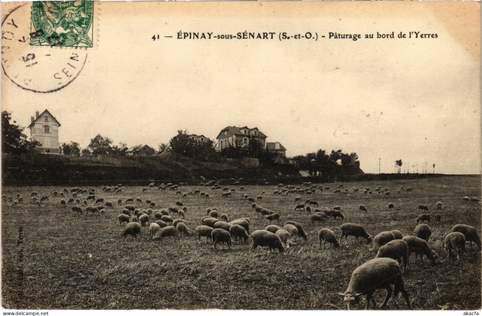 CPA Epinay S Senard Paturage Au Bord De L'Yerres (1349583) - Epinay Sous Senart