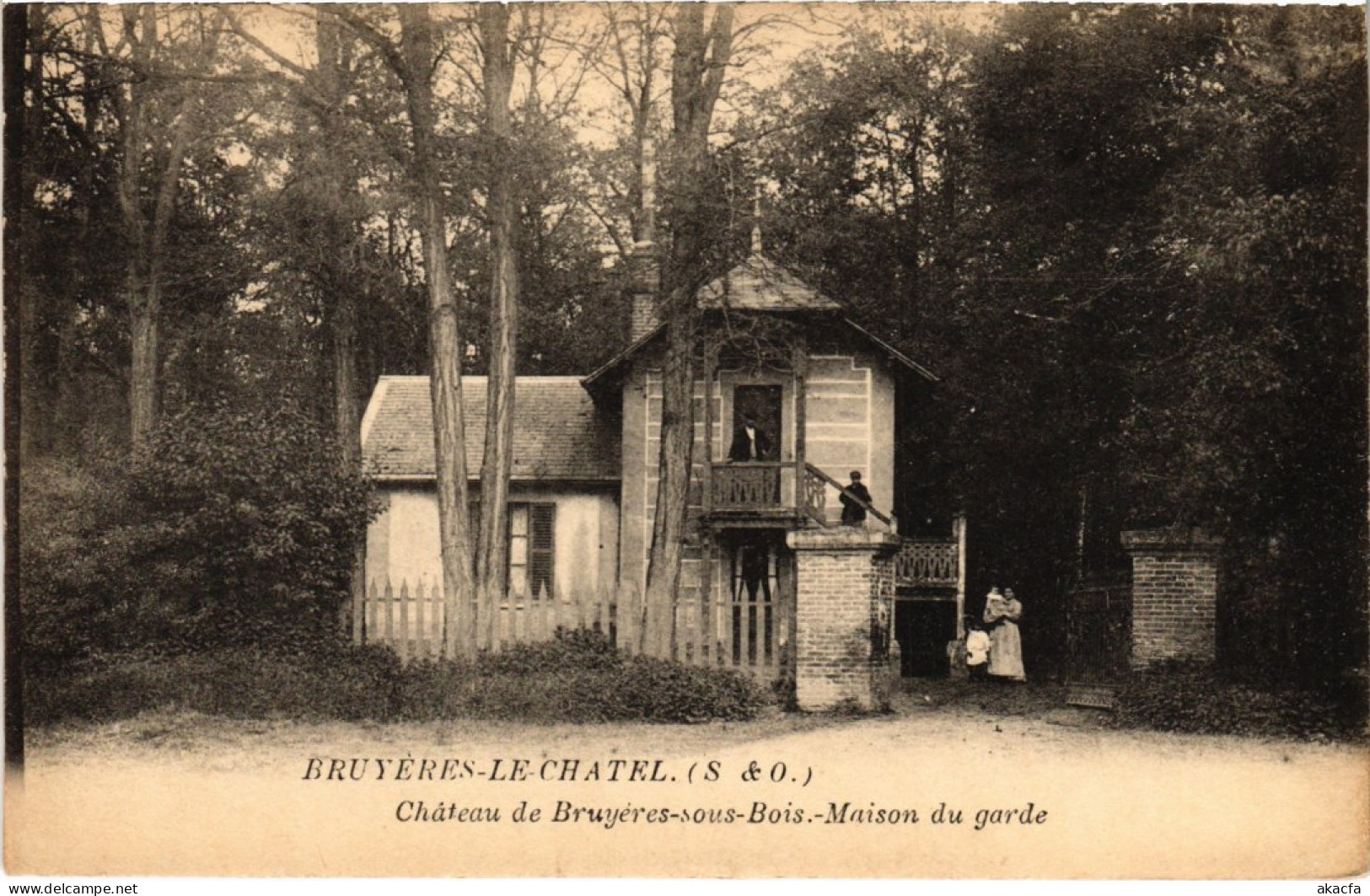 CPA Bruyeres Le Chatel Le Chateau Maison Du Garde (1349762) - Bruyeres Le Chatel