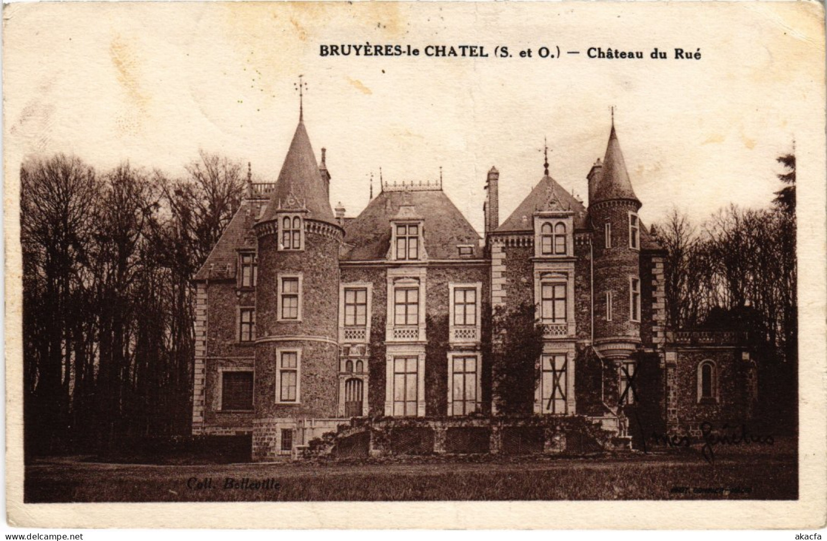 CPA Bruyeres Le Chatel Chateau Du Rue (1349767) - Bruyeres Le Chatel