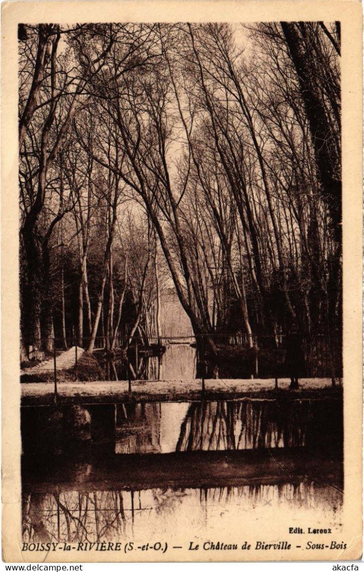 CPA Boissy Chateau De Bierville Sous Bois (1349902) - Boissy-la-Rivière