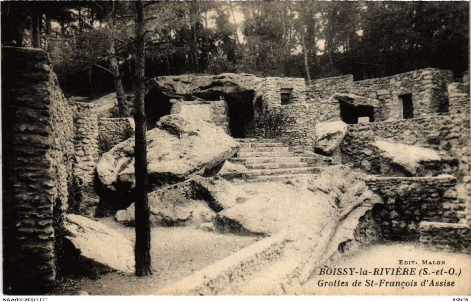 CPA Boissy Grottes De St Francois D'Assise (1349904) - Boissy-la-Rivière