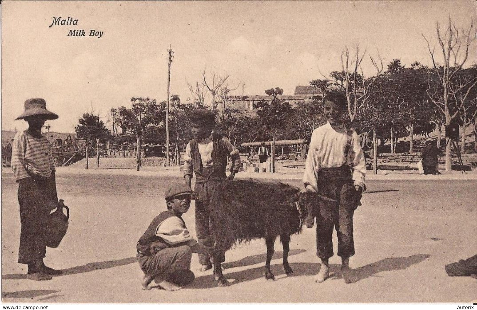 Malte - Malta - Milk Boy Milkseller Milkboy Milkman Malta Goat - Malte