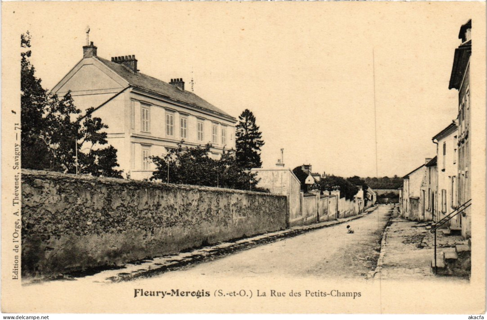 CPA Fleury Merogis Rue Des Petits Champs (1360059) - Fleury Merogis
