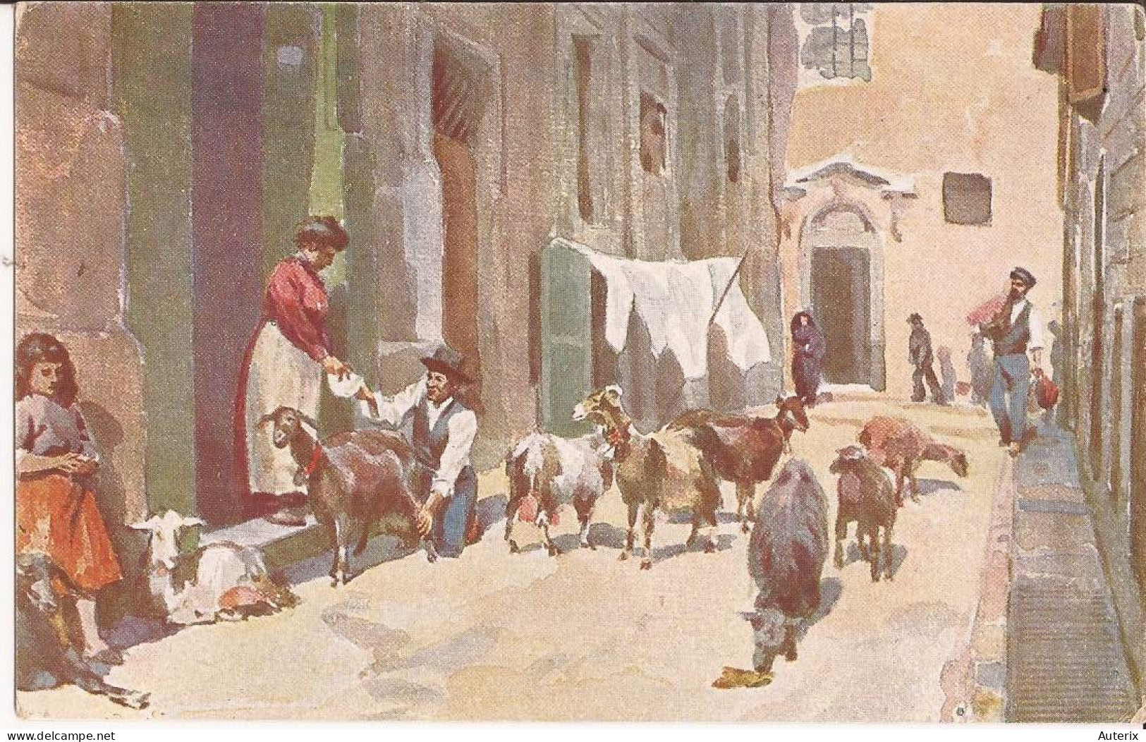 Malte - Malta - Maltese Types Series Schembri. Milkseller Milkboy Milkman Malta Goat - Malta