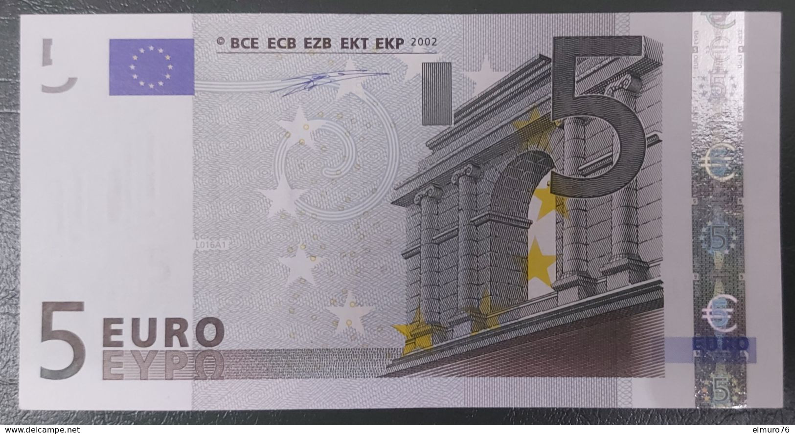 5 EURO L016A1 France Serie U Charge 40 Duisenberg Condition XF+++ - 5 Euro