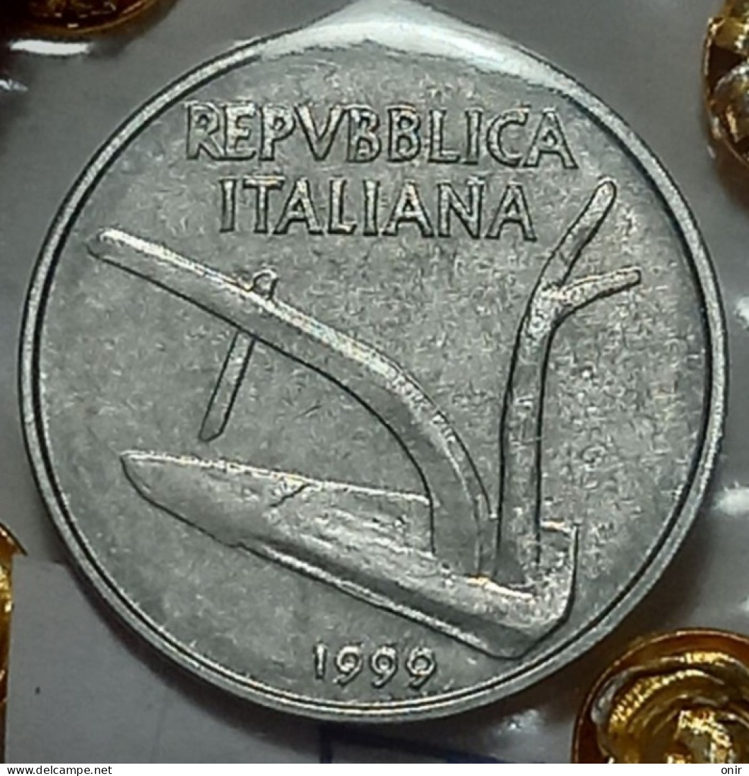 Errore Di Conio 10 Lire 1999 Repubblica Italiana - Variétés Et Curiosités