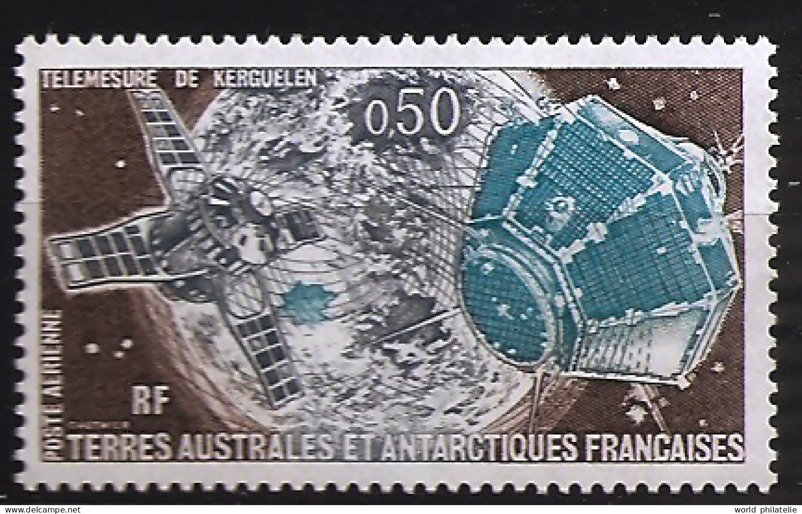 TAAF Terres Australes 1979 N° PA 56 ** Télémesure, Kerguelen, Espace, Satellite, Astérix, CNES, Laser Télescope Géodésie - Neufs